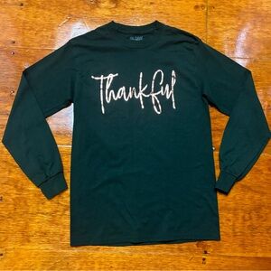 Thankful Long Sleeved T-Shirt Small